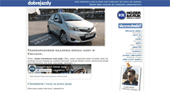 Desktop Screenshot of dobrejazdy.pl
